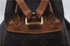 Authentic Louis Vuitton Monogram Montsouris PM Backpack M51137 LV 8264D