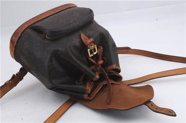 Authentic Louis Vuitton Monogram Montsouris PM Backpack M51137 LV 8264D