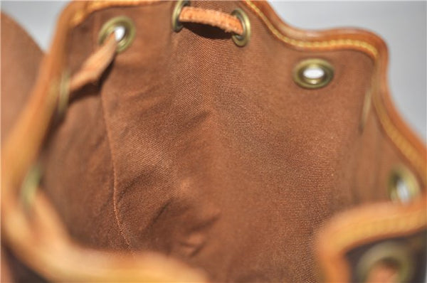 Authentic Louis Vuitton Monogram Montsouris PM Backpack M51137 LV 8264D