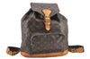 Authentic Louis Vuitton Monogram Montsouris GM Backpack M51135 LV 8265F