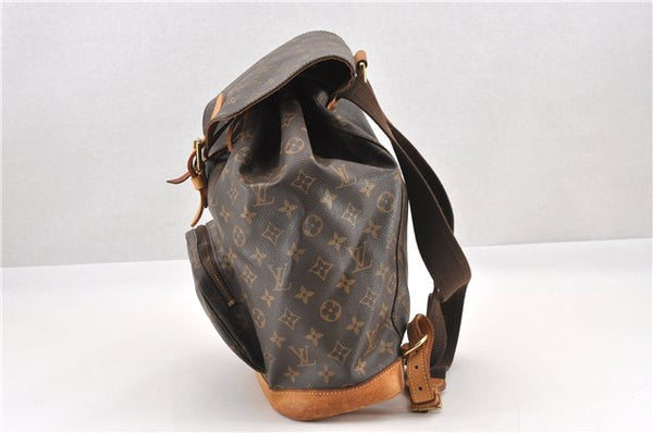 Authentic Louis Vuitton Monogram Montsouris GM Backpack M51135 LV 8265F
