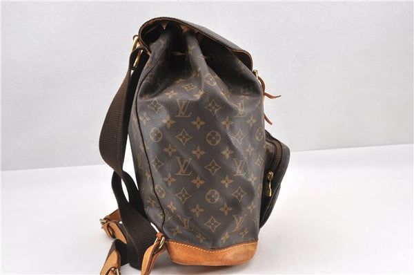 Authentic Louis Vuitton Monogram Montsouris GM Backpack M51135 LV 8265F