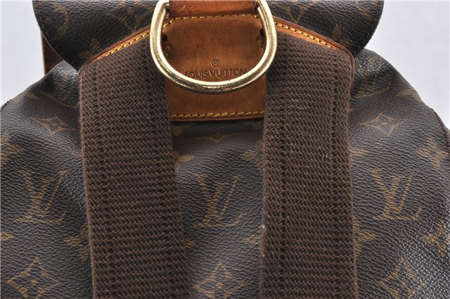 Authentic Louis Vuitton Monogram Montsouris GM Backpack M51135 LV 8265F