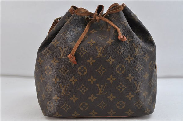 Authentic LOUIS VUITTON Monogram Petit Noe Shoulder Bag M42226 LV 8268C