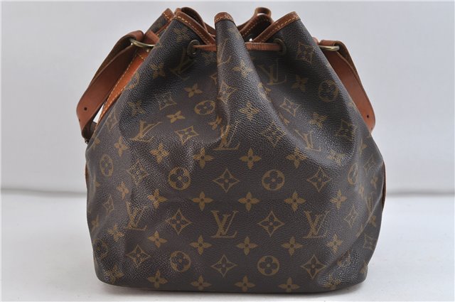 Authentic LOUIS VUITTON Monogram Petit Noe Shoulder Bag M42226 LV 8268C