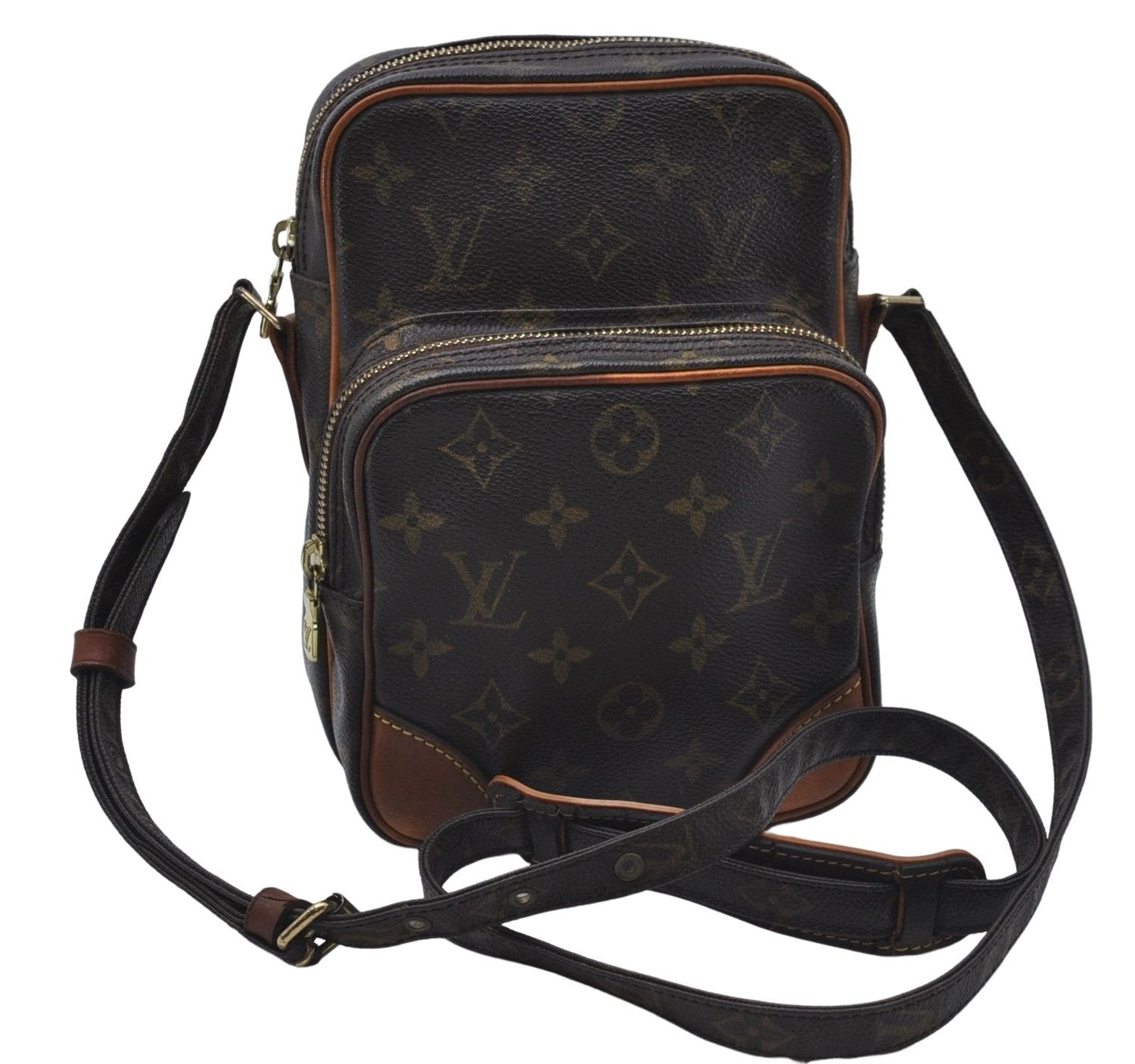 Authentic Louis Vuitton Monogram Amazone Shoulder Cross Body Bag M45236 LV 8268D