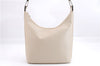 Authentic GUCCI Vintage Shoulder Hand Bag Purse Leather 0013814 Ivory 8269E