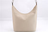 Authentic GUCCI Vintage Shoulder Hand Bag Purse Leather 0013814 Ivory 8269E