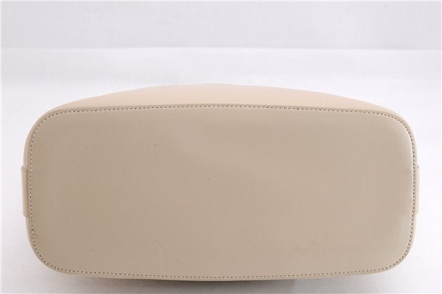 Authentic GUCCI Vintage Shoulder Hand Bag Purse Leather 0013814 Ivory 8269E