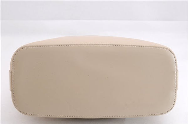 Authentic GUCCI Vintage Shoulder Hand Bag Purse Leather 0013814 Ivory 8269E