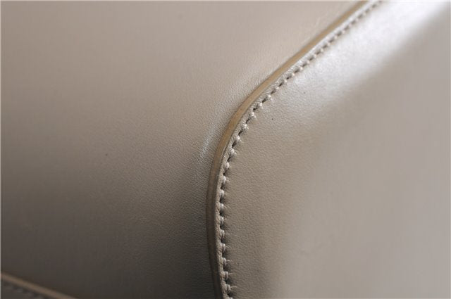 Authentic GUCCI Vintage Shoulder Hand Bag Purse Leather 0013814 Ivory 8269E