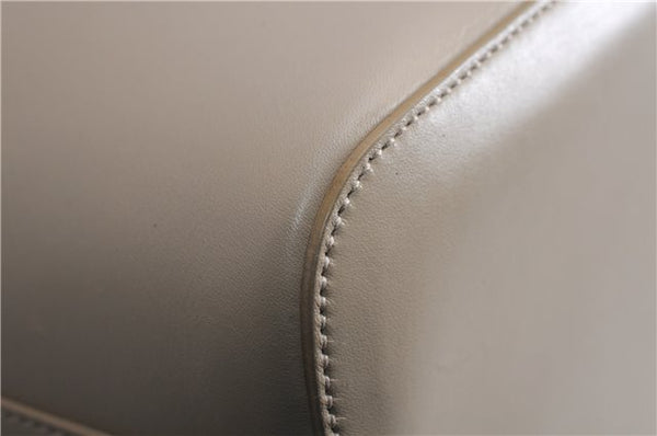 Authentic GUCCI Vintage Shoulder Hand Bag Purse Leather 0013814 Ivory 8269E