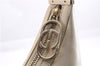 Authentic GUCCI Vintage Shoulder Hand Bag Purse Leather 0013814 Ivory 8269E