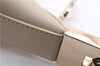 Authentic GUCCI Vintage Shoulder Hand Bag Purse Leather 0013814 Ivory 8269E