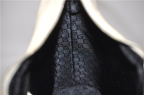 Authentic GUCCI Vintage Shoulder Hand Bag Purse Leather 0013814 Ivory 8269E