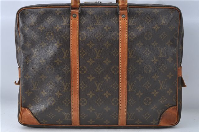 Auth Louis Vuitton Monogram Porte Documents Voyage Briefcase M53361 LV 8272D