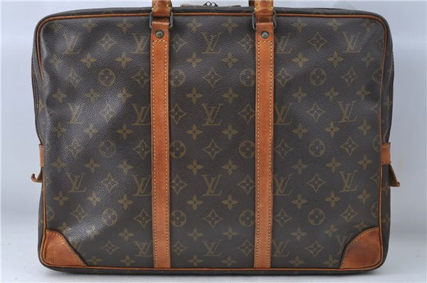 Auth Louis Vuitton Monogram Porte Documents Voyage Briefcase M53361 LV 8272D