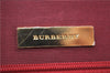 Authentic BURBERRY Vintage Leather Shoulder Hand Bag Purse Red 8272E