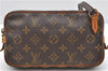 Auth LOUIS VUITTON Monogram Marly Bandouliere Shoulder Cross Bag M51828 LV 8273C