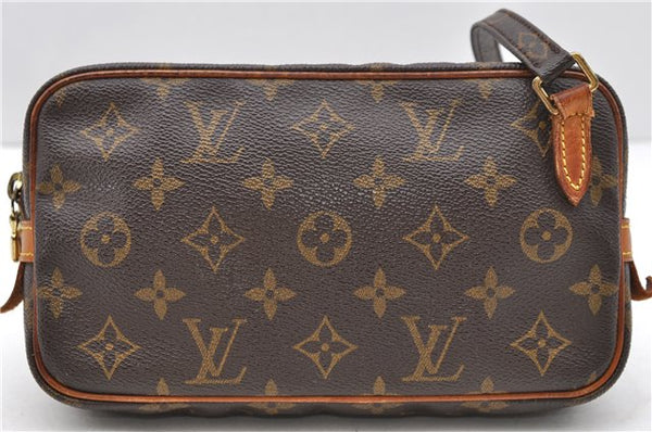 Auth LOUIS VUITTON Monogram Marly Bandouliere Shoulder Cross Bag M51828 LV 8273C