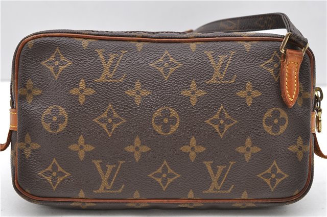 Auth LOUIS VUITTON Monogram Marly Bandouliere Shoulder Cross Bag M51828 LV 8273C