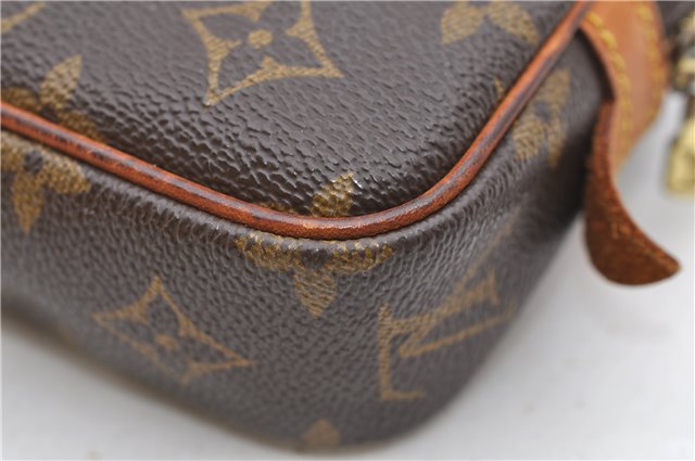 Auth LOUIS VUITTON Monogram Marly Bandouliere Shoulder Cross Bag M51828 LV 8273C