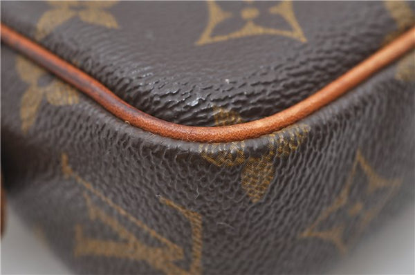 Auth LOUIS VUITTON Monogram Marly Bandouliere Shoulder Cross Bag M51828 LV 8273C