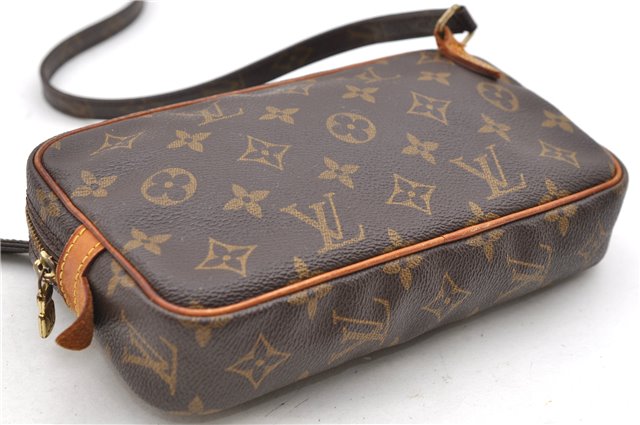 Auth LOUIS VUITTON Monogram Marly Bandouliere Shoulder Cross Bag M51828 LV 8273C
