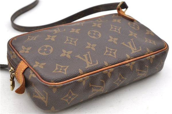Auth LOUIS VUITTON Monogram Marly Bandouliere Shoulder Cross Bag M51828 LV 8273C