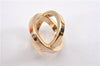 Authentic HERMES Scarf Ring Cosmos Bijouterie Fantaisie Gold Tone Box 8274F