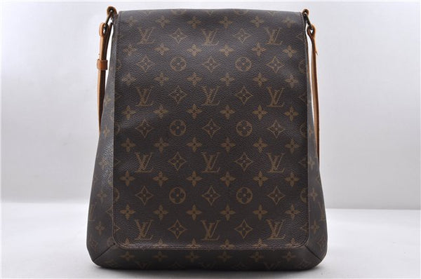 Authentic LOUIS VUITTON Monogram Musette Shoulder Cross Body Bag M51256 LV 8275C