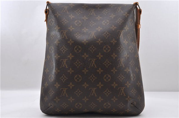 Authentic LOUIS VUITTON Monogram Musette Shoulder Cross Body Bag M51256 LV 8275C