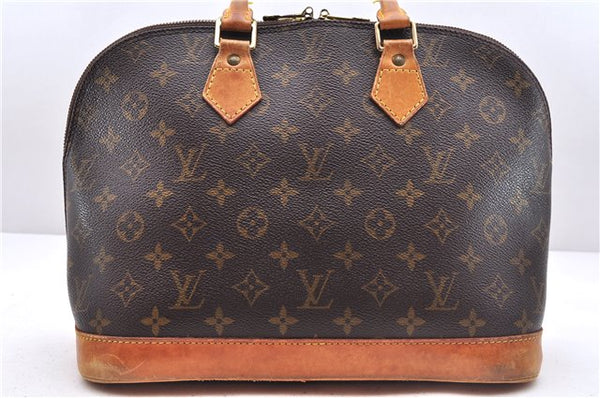 Authentic Louis Vuitton Monogram Alma Hand Bag Purse M51130 LV 8276D