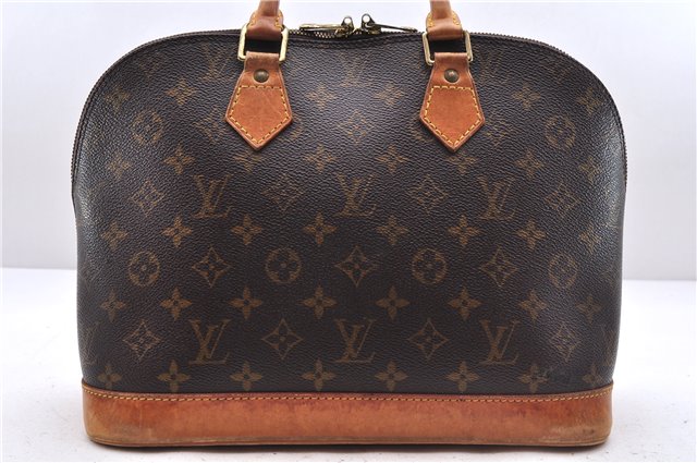 Authentic Louis Vuitton Monogram Alma Hand Bag Purse M51130 LV 8276D
