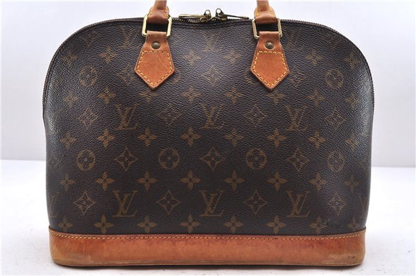 Authentic Louis Vuitton Monogram Alma Hand Bag Purse M51130 LV 8276D