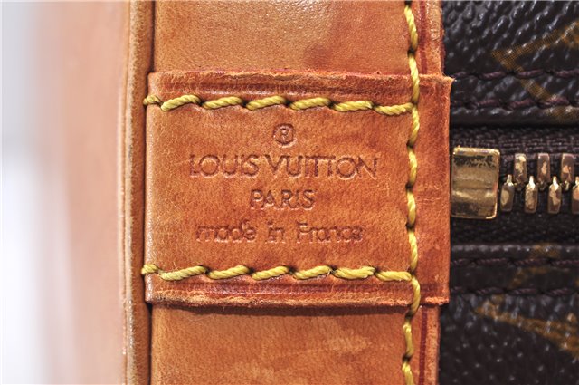 Authentic Louis Vuitton Monogram Alma Hand Bag Purse M51130 LV 8276D