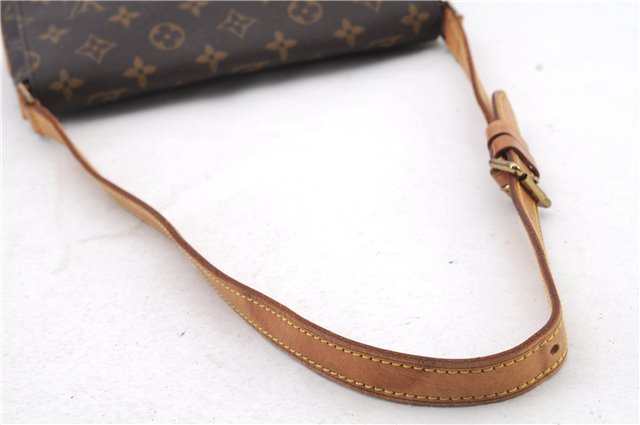 Authentic LOUIS VUITTON Monogram Musette Tango Shoulder Bag M51257 LV 8277C