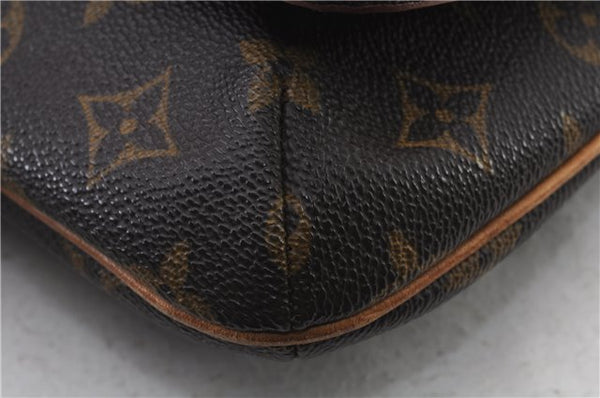 Authentic LOUIS VUITTON Monogram Musette Tango Shoulder Bag M51257 LV 8277C