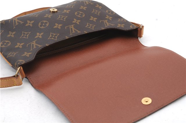 Authentic LOUIS VUITTON Monogram Musette Tango Shoulder Bag M51257 LV 8277C
