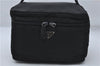 Authentic PRADA Nylon Tessuto Sport Vanity Pouch Purse 1N0715 Black 8277D