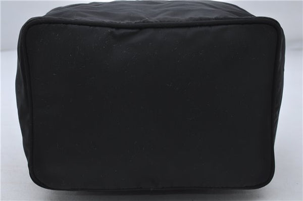 Authentic PRADA Nylon Tessuto Sport Vanity Pouch Purse 1N0715 Black 8277D