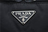 Authentic PRADA Nylon Tessuto Sport Vanity Pouch Purse 1N0715 Black 8277D