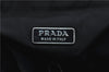 Authentic PRADA Nylon Tessuto Sport Vanity Pouch Purse 1N0715 Black 8277D