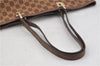 Authentic GUCCI Shoulder Tote Bag GG Canvas Leather 0021098 Brown 8282D