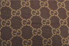 Authentic GUCCI Shoulder Tote Bag GG Canvas Leather 0021098 Brown 8282D