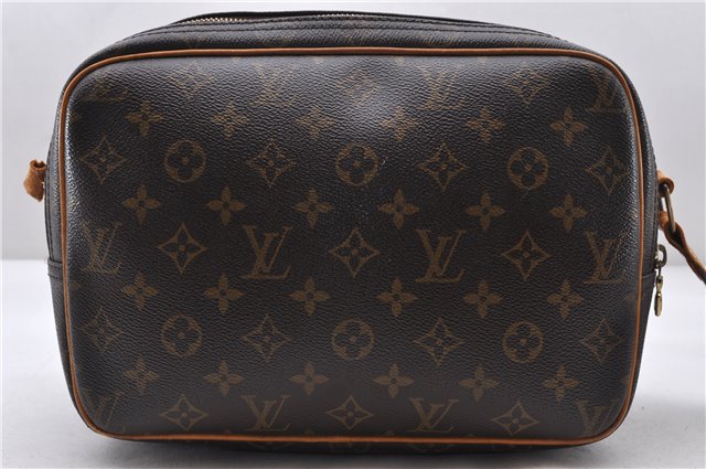 Auth LOUIS VUITTON Monogram Reporter PM Shoulder Cross Bag M45254 LV Junk 8283C