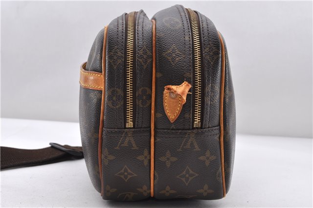 Auth LOUIS VUITTON Monogram Reporter PM Shoulder Cross Bag M45254 LV Junk 8283C