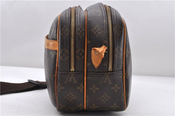 Auth LOUIS VUITTON Monogram Reporter PM Shoulder Cross Bag M45254 LV Junk 8283C