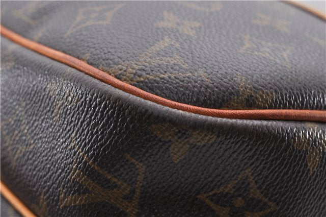 Auth LOUIS VUITTON Monogram Reporter PM Shoulder Cross Bag M45254 LV Junk 8283C