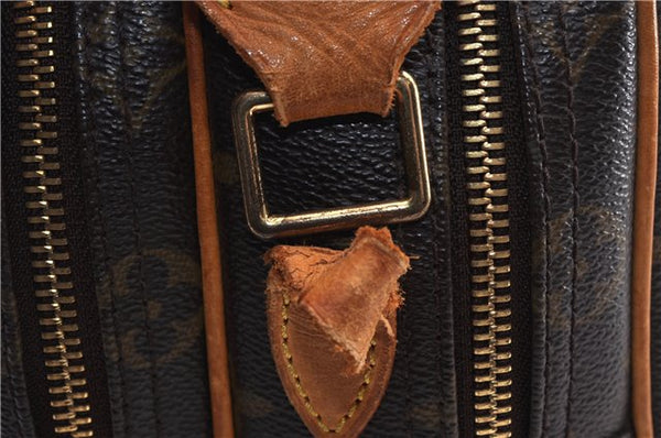 Auth LOUIS VUITTON Monogram Reporter PM Shoulder Cross Bag M45254 LV Junk 8283C